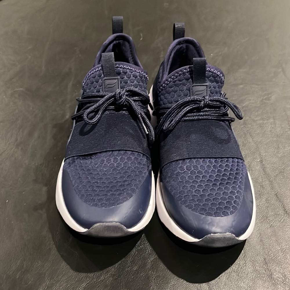 Fablethics blue athletic shoes, cute and comfy!